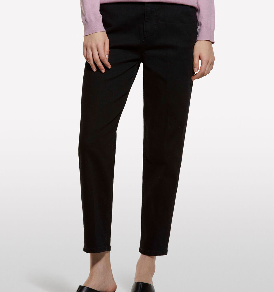 Τζιν Style 71 chino slim fit μαύρο - τζιν slim fit γυναικεία - Μαυρο | Sisley image number 3